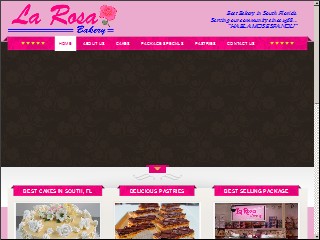 Web site www.larosabakery.com, LA Rosa Bakery